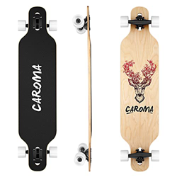 Longboard Cruiser Adulto 41" Completo Skateboard para Niños Patín de Arce 8 Capas Longboard de Estilo Libre para Crucero Rodamientos de Alta Velocidad características