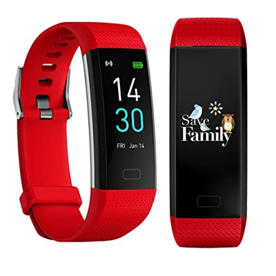 Kids Band SAVEFAMILY. Pulsera de Actividad para niños y Adolescentes. Monitor de Salud, Sueño, Temperatura, 16 Modos de Deporte, Fotos a Distancia. Fo