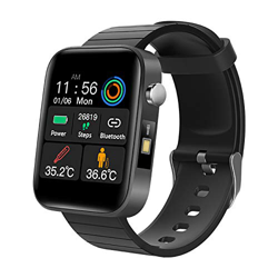 GAMERKING FitnessTracker Uomo Donna Smart Watch Misurazione Della Temperatura corporeaSonno Cardiofrequenzimetro Monitor per la pressione del sangue S características