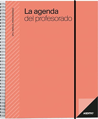Additio P212 Agenda del profesorado Agenda + Evaluación + Anotaciones Rojo