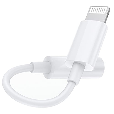 [Apple MFi Certified] Adaptador de Auriculares para iPhone Lightning a Jack de 3,5 mm Audio Auxiliar Cable Adaptador convertidor para iPhone 12 Mini/1