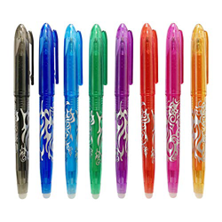 Bolígrafo de gel borrable, ariel-gxr 0.5mm bolígrafo de gel líquido, bolígrafo de secado rápido con goma de borrar para niños, estudiantes y adultos,  en oferta