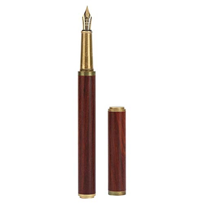 Bolígrafo de tinta de escritura de sándalo rojo lujoso de gama alta de 0,5 MM, regalo para estudiantes, material de oficina, adecuado para escribir, a