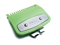Peine profesional con guía de corte de metal de 1/2 1,5 mm en verde lima, ajuste – Super Taper, Chromepro, Balding, Magic 5 Star y otras cortadoras de características