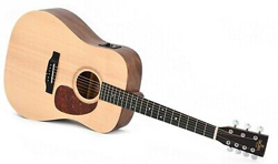Sigma Guitarra/Guitarra DM7E 7-saitig Pastilla Maciza Manta Expositor características