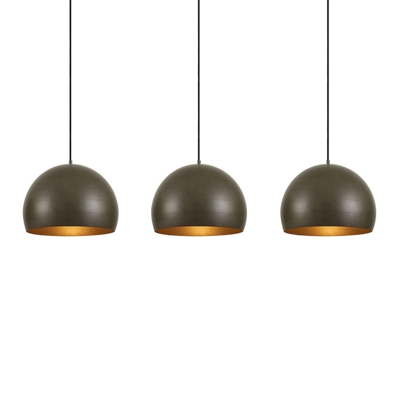 Lindby Tarjei lámpara colgante, 146 cm gris oscuro