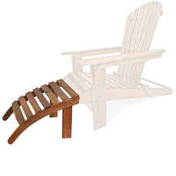 Deuba Reposapiés para Silla de Madera de Acacia Adirondack apoyapies para sillas de Playa Interior jardín Exterior 48x46x32cm características