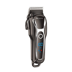 SURKER Cortadora de cabello Cortapelos para hombres Recortador de barba de Pecisión Máquina de Barba Recargable Pantalla LCD Profesional en oferta