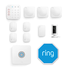 Nuevo kit de 11 piezas Ring Alarm de Amazon (2.ª generación) con sirena para exteriores y Ring Indoor Cam: sistema de seguridad para el hogar, sin com precio