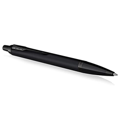 Parker IM bolígrafo | Negro mate con adornos negros | Punta mediana con recambio de tinta azul | Estuche de regalo precio