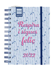 Finocam Agenda 2021 2022 2 Días página Septiembre 2021, Agosto 2022 12 meses 8º, 120x169 Mini-Institut Feliz Catalán características