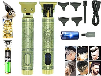 Cortapelos Hombre, Maquina Cortar Pelo, Recortadora De Barba y Afeitadora Corporal Masculina, Inalámbrica y Recargable, kit De Barba, Maquinilla De Af