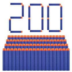 ZWOOS Foam Bullet Darts 7.2cm EVA Blue Foam Darts Recarga de Bala para N-Strike Elite Series Blasters Kid Toy Guns (200 Piezas) características