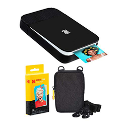 Kodak Smile Impresora Instantánea (Negro/Blanco) Kit de Funda Blanda en oferta