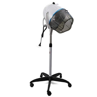Secador de pelo de 950W + plástico secador de pelo secador de pie Secador de pelo blanco soporte para