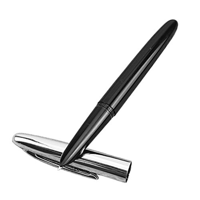 KERDEJAR Nueva Pluma Estilográfica Clásica Estilo Vintage Hero 366 Negro Totalmente con Capucha Punta Fina Caliente