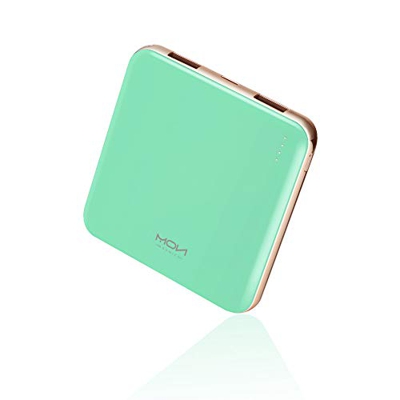 MOXNICE Bateria Externa Movil Power Bank 10000mAh, MÁS Ligero Power Bank con 2 Salidas para iPhone iPad Samsung Huawei Xiaomi, Regalos para Hombres, M