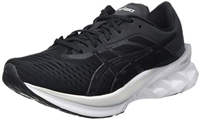 Asics Novablast, Road Running Shoe Mujer, Black/Carrier Grey, 42.5 EU