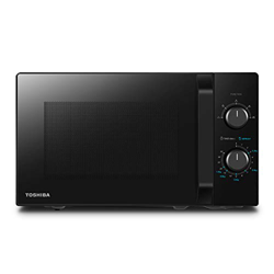 Toshiba MW2-MM20P(BK) - Microondas microondas, 20 l, 800 W, 5 niveles de potencia con práctica función de descongelación, iluminación LED interna/Negr características