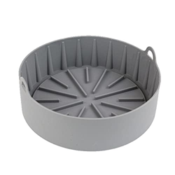 ZJJX Air Fryer Liner, 8.6/7.5 Inch Square Silicone Air Fryer Mat, Reusable Air Fryer Accesories, Reemplazo for Parchment Paper en oferta