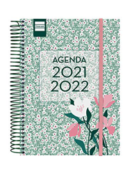 Finocam Agenda 2021 2022 1 Día página Septiembre 2021, Junio 2022 10 meses y Julio/Agosto resumidos 4º, 155x212 Secundaria Floral Catalán precio