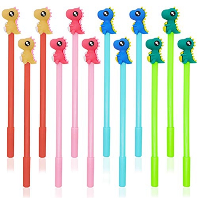 SITAKE 12 bolígrafos lindos Kawaii, bolígrafos de gel de escritura de tinta negra de 0,5 mm, juegos de material escolar de papelería coreana japonesa 