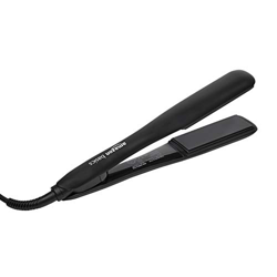 Amazon Basics - Plancha de peluquería de cerámica de tourmalina y PTC con función de apagado automático y pantalla LCD, 3,2 cm, color negro precio