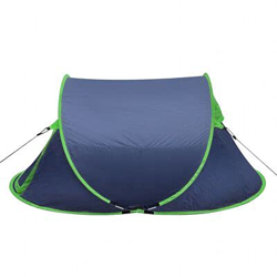 GOTOTOP - Tienda de campaña plegable para 2 personas, impermeable y anti UV, tienda familiar de 4 estaciones para picnic, senderismo, trekking, rayas  precio