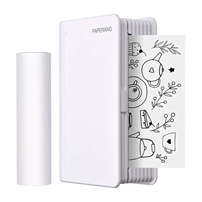 PAPERANG C1 112 mm Mini Impresora fotográfica de Bolsillo Impresora térmica portátil Bluetooth Impresora móvil 300 PPP para Foto Imagen Recibo Nota No