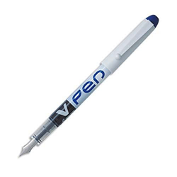 Pilot V-Pen - Pluma de un solo uso (12 unidades), color azul características