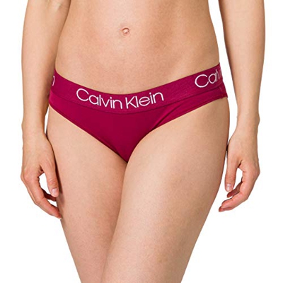 Calvin Klein Bikini Ropa Interior, Rosa de mar Profundo, XS para Mujer