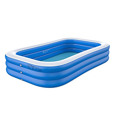 Furgle Piscina hinchable grande, piscina familiar pequeña para niños, piscina familiar, piscina hinchable (redonda) (300)