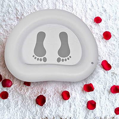 Xingli Bañera de pies hinchable multifunción, masaje de pies portátil, para exteriores, piscina, interior y exterior