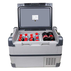 Nevera Eléctrica Portátil Frigorífico congelador con compresor eléctrico, -18 ° C, mini refrigerador portátil refrigerador fresco refrigerador ,DIRIGI en oferta