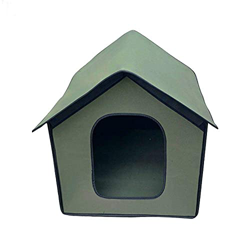 Caseta de perro para exteriores, impermeable y atractiva, para perros pequeños y grandes, plegable, fácil de montar, perfecta para tu jardín, terraza  características