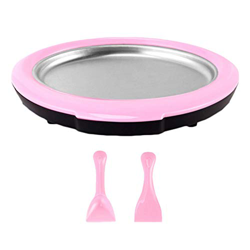 Cipliko Heladera Instantánea Heladera De Yogur Sorbete Heladería Casera, Bandeja para Hacer Helados Fritos Heladera Enrollada Casera en oferta