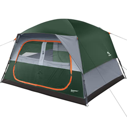 Bessport Tienda de Campaña Familiar 6 Personas Tienda Impermeable Anti Viento Fácil de Montar Dos Puertas para Campamento Festival en oferta