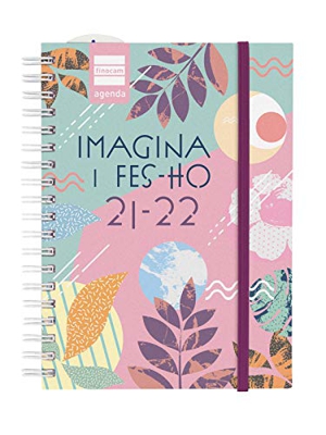 Finocam Agenda 2021 2022 2 Días página Septiembre 2021, Agosto 2022 12 meses 8º, 120x169 Mini-Institut Hazlo Catalán