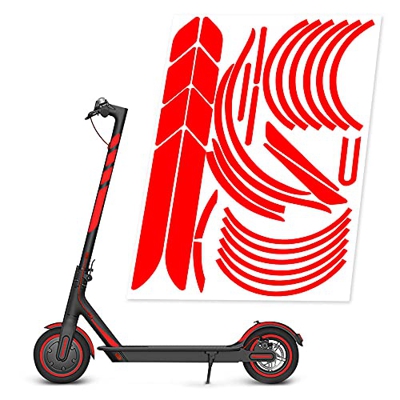 Scooter EléCtrico Pegatina Reflectante Sticker Prueba De Agua Scooter Styling Pegatinas Compatible Con Xiaomi 1s / M365 / Pro Scooter Scooter EléCtric