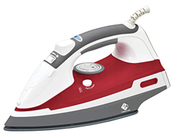 Family Care Plancha de Vapor, Plancha de Ropa de Vapor, Suela Cerámica Antiadherente, 2400W, 420 ml, Antigoteo, Autolimpieza, Color Blanco y Rojo. características