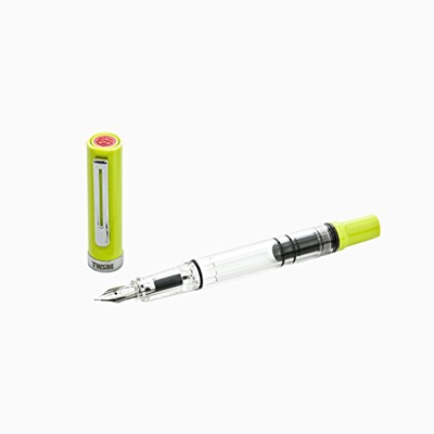 Twsbi ECO-T Yellow-Green Pluma EF - Pluma estilográfica