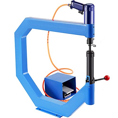 VEVOR Martillo Alisador Neumático 100PSI 875-1350Golpes / min Martillo de Pulido y Alisado Profundidad de Garganta:495mm Martillo Alisador de Aire Com