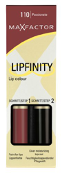 Pintalabios Max Factor Lipfinity, pack de 2 x 2 ml en oferta
