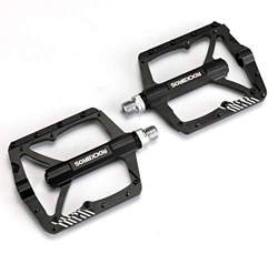 ROCKBROS Pedales de Bicicleta de Aleación de Aluminio Grande Plataforma Rodamiento Sellado 9/16" para MTB Bicicleta de Carretera en oferta