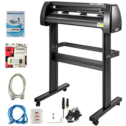 VEVOR Plotter de Corte de Vinilo 72cm, Máquina de Plotter 720mm, Cortador de Vinilo 220V, Impresora Sublimación Vinilo Cortador Letrero Negro, Plotter características