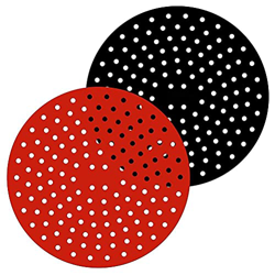 TENQUAN Revestimientos Antiadherentes para Freidoras de Aire, Accesorios para Freidoras,2 Pcs 9 Pulgadas Forma Redonda Reutilizables Silicona Almohadi precio