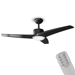 Cecotec Ventilador de Techo con Mando a Distancia, Temporizador y Luz LED EnergySilence Aero 470. 55 W, 106 cm de Diámetro, 3 Aspas, 3 Velocidades, Fu en oferta