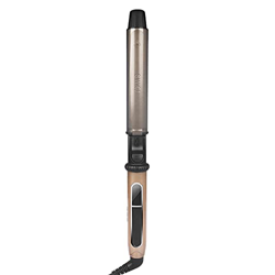Rizador De Pelo Profesional, Rollo De Lana Esponjoso Rizador De Pelo Nano Titanio Negro + Dorado Rizador De Pelo con Pantalla Digital LED Cable Girato precio