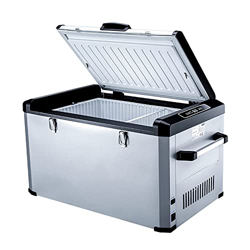 Nevera Eléctrica Portátil Volar YUTING Frigorífico portátil eléctrico con compresor (50 litros) - Mini congelador de refrigerador pequeño con CA o CC, precio