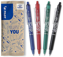 Pilot – Lote de 4 FriXion Clicker – Negro, Azul, Rojo y Verde – Punta Mediana precio
